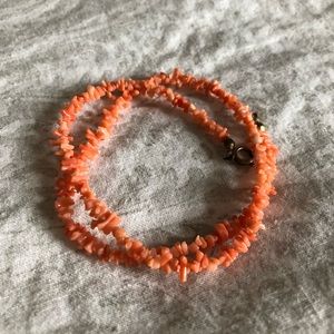 Coral shell bracelet